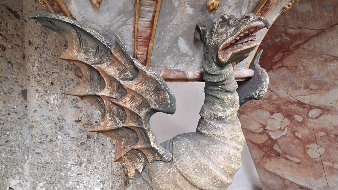 Kanzel in der Kirche Oberhaus | © Beate Koller