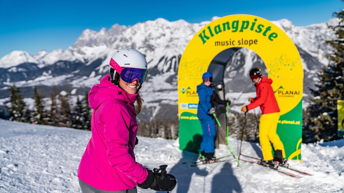 Musik steht bei der Klangpiste auf der Planai im V | © Christine Höflehner