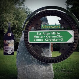 Krennmühle Schild | © Elke Elisabeth Muster