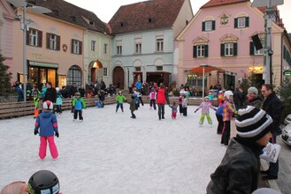Artificial ice rink Hartberg_Children_Eastern Styria | © Barbara Stumpf