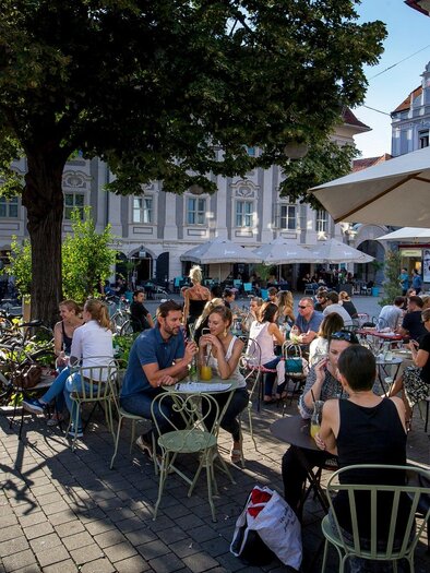 Kunsthauscafé | © Graz Tourismus - Tom Lamm