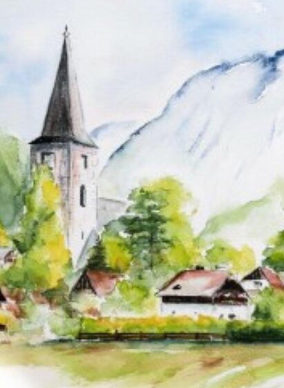 Gemälde Altaussee | Cornelia Elisabeth Pilz | © Cornelia Elisabeth Pilz