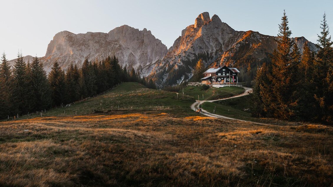 Sonnenuntergang-Mödlingerhütte-Gesäuse-Steiermark