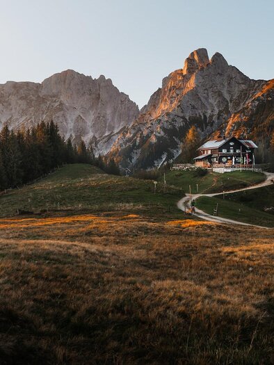 Sonnenuntergang-Mödlingerhütte-Gesäuse-Steiermark