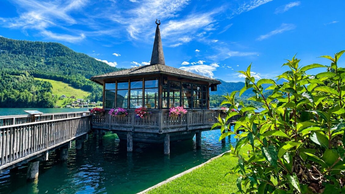 Musikpavillon im Gemeindepark Grundlsee | © Tourismusverband Ausseerland