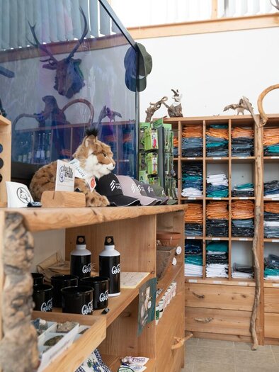 Blick in den Nationalpark Shop | © Andreas Hollinger
