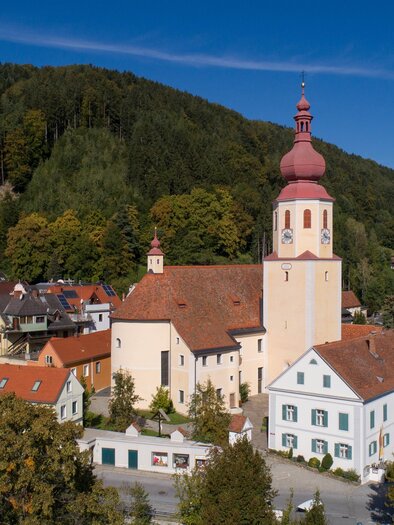 Pfarrkirche Anger_Außenansicht_Oststeiermark | © Tourismusverband Oststeiermark