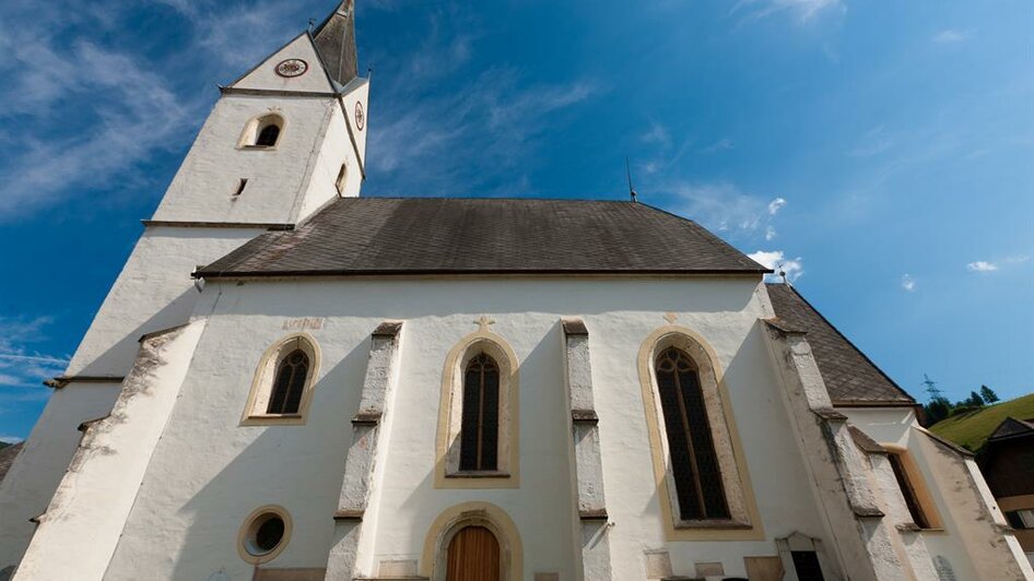 Pfarrkirche_Geisttal_Froschperspektive | © TV Region Graz-Harry Schiffer