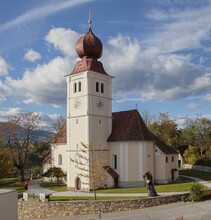 Parish church Puch_exterior view_Eastern Styria | © Tourismusverband Oststeiermark