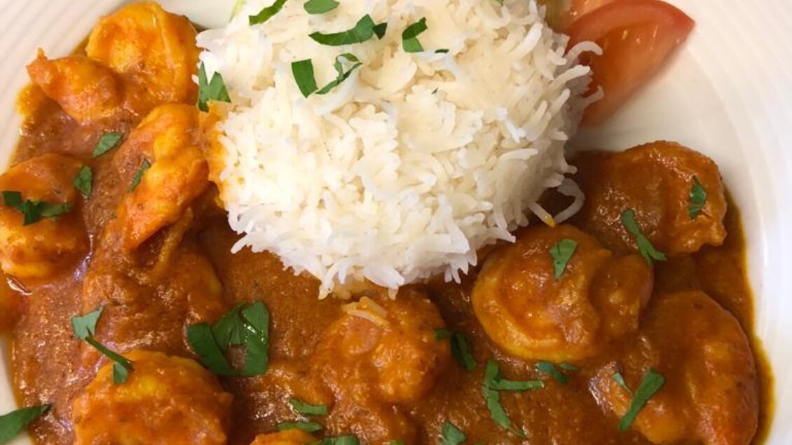 Lahoori Jeenga Masala mit Basmatireis | © Pizzeria-Restaurant AL Bashir KG