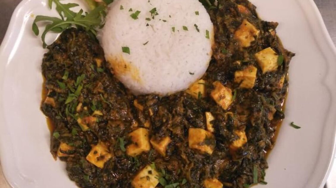 Palak Paneer mit Basmatireis | © Pizzeria-Restaurant AL Bashir KG