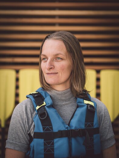 Gudrun Lackmaier vom Raftincamp Palfau | © www.stefanleitner.com | Stefan Leitner
