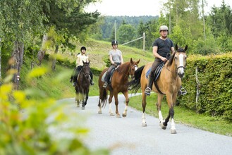 Horseback riding at the Hotel Muhr_Rider_Eastern Styria | © Waldhof Muhr