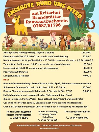 Reitangebot Brandstätter | © Reiterhof Brandstätter