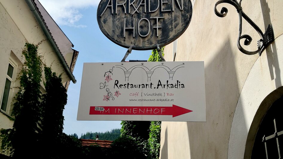 Arkadia-Eingang-Murtal-Steiermark | © Arkadia