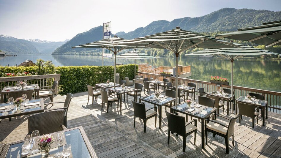 Restaurant Seehotel, Grundlsee, Terrasse am See | © Seehotel Grundlsee