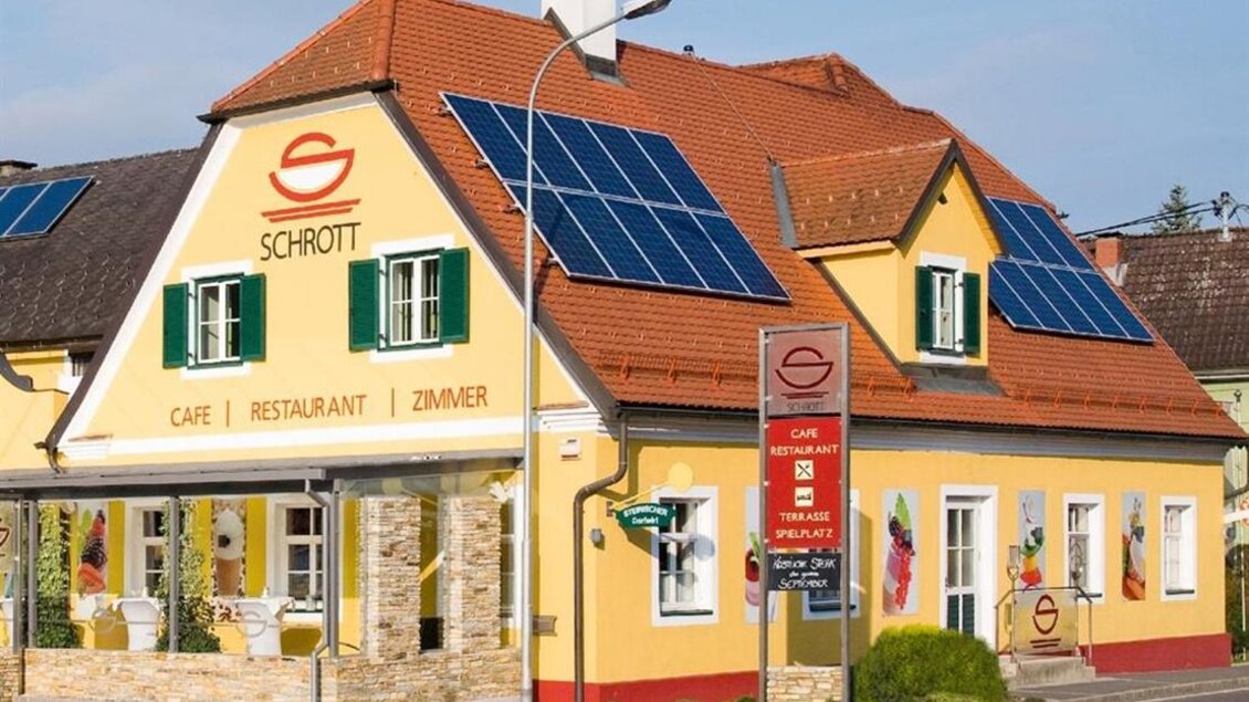<p>Restaurant- Cafe Schrott in der Gemeinde Feistritzta.l</p> | © Restaurant Schrott