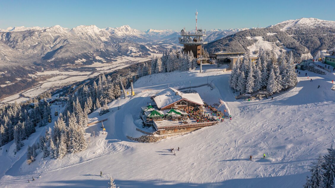 Die Schafalm auf 1.800m Seehöhe in der Region Schladming-Dachstein im Winter | © Christoph Schütter