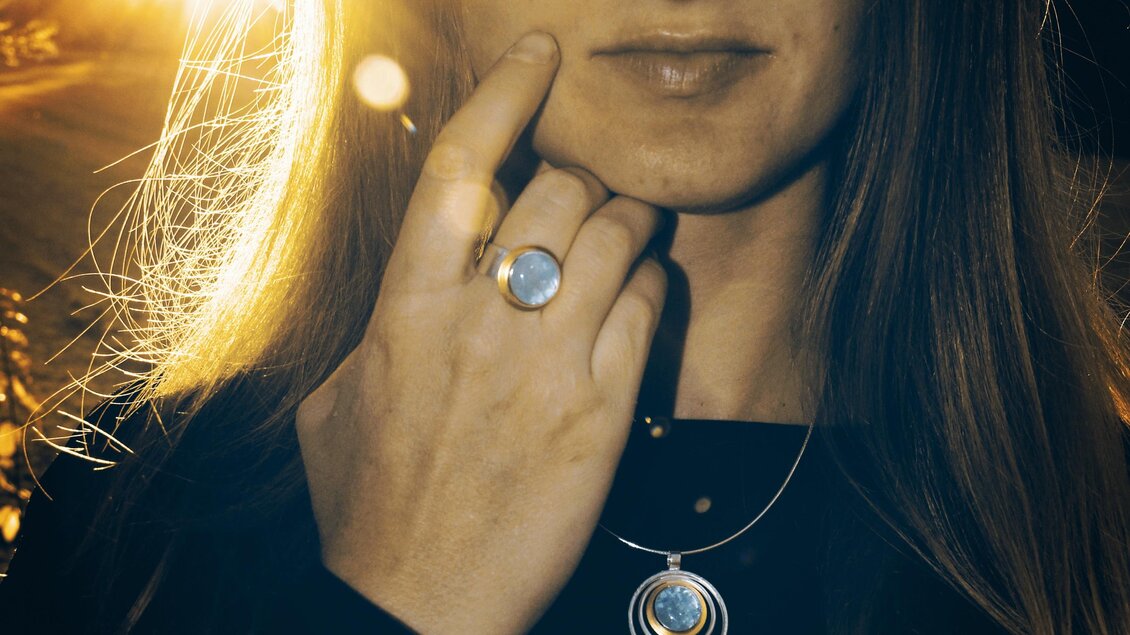 Aquamarin Schmuck | © Marlena Gerhart Schmuckgestalterin