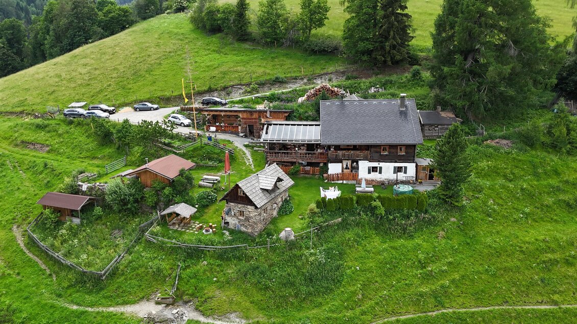 Luftaufnahme Sofie's Hütte | © Hannes Emberger
