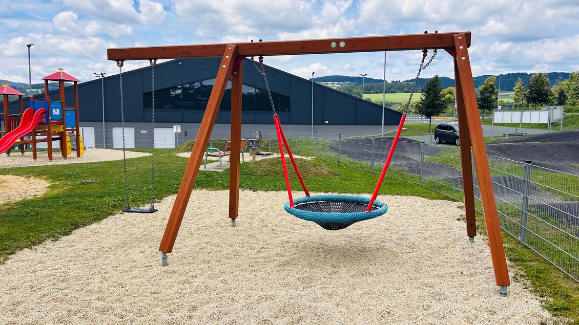Spielplatz Vorau_ Korbschaukel_Oststeiermark | © Tourismus Vorau