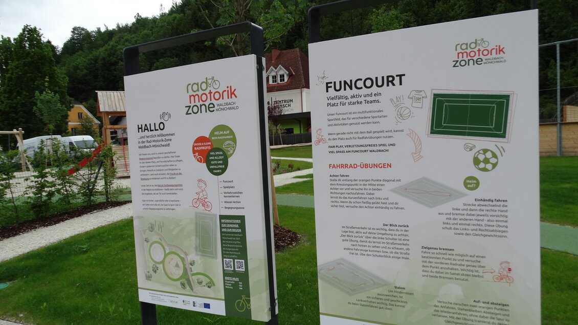 Tafel Funcourt Spielplatz Waldbach_Oststeiermark | © Oststeiermark Tourismus