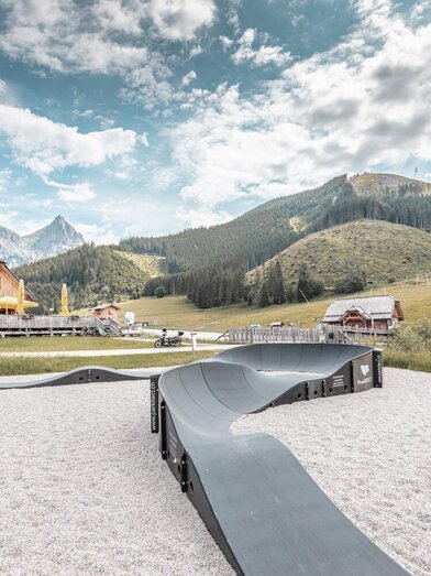 Pumptrack-Anlage bei der Sportalm Kaiserau | © Thomas Sattler | Thomas Sattler | © Thomas Sattler