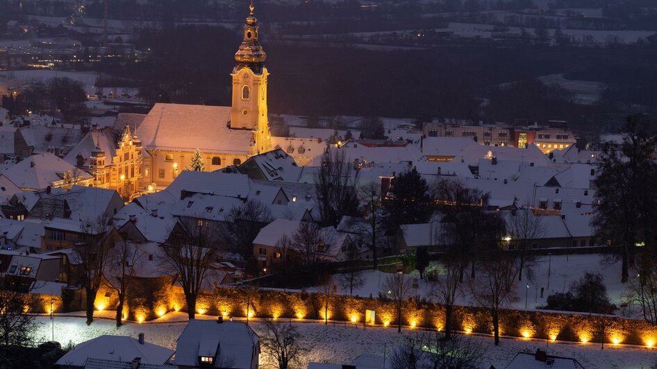 Stadtmauer Hartberg im Winter | © Oststeiermark Tourismus