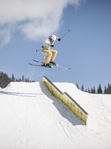 Sprung im Superpark Planai | © Roland Haschka