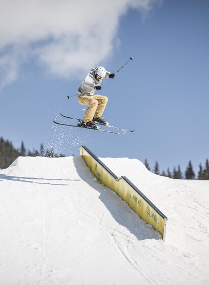 Sprung im Superpark Planai | © Roland Haschka