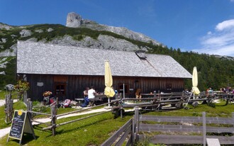 Traweng hut on the Tauplitzalm