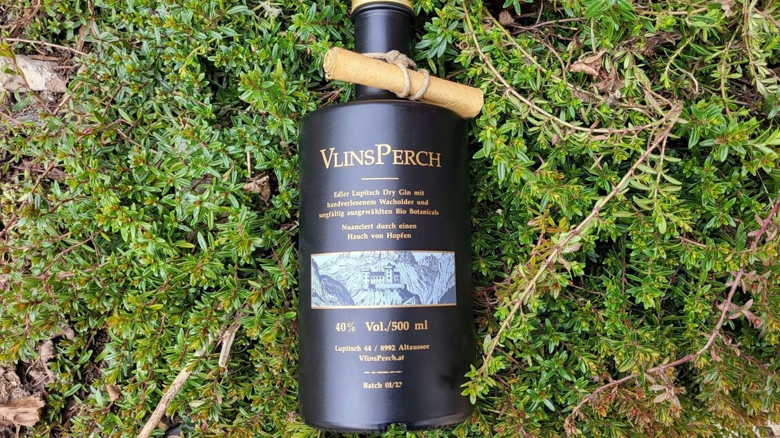 VlinsPerch, Altaussee, Rückseite Flasche | © Petra Kirchschlager