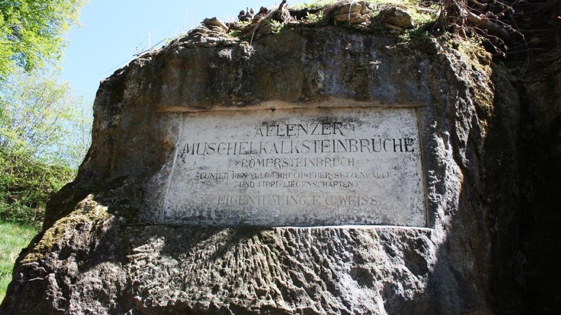 Ein großes, markantes Gestein mit einer Inschrift. Umgeben von grünen Bäumen und natürlicher Landschaft. | © Stefan Matic