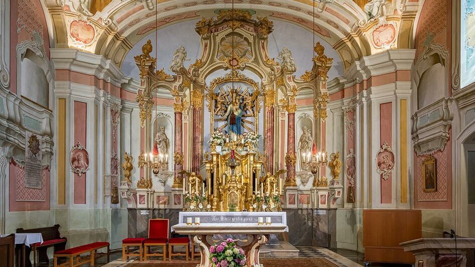 Wallfahrtskirche Frauenberg Innenansicht | © Romana Maier