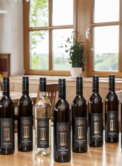 Weinsortiment Weingut und Buschenschank Assigal | © Weingut Assigal | Weingut Assigal | © Weingut Assigal