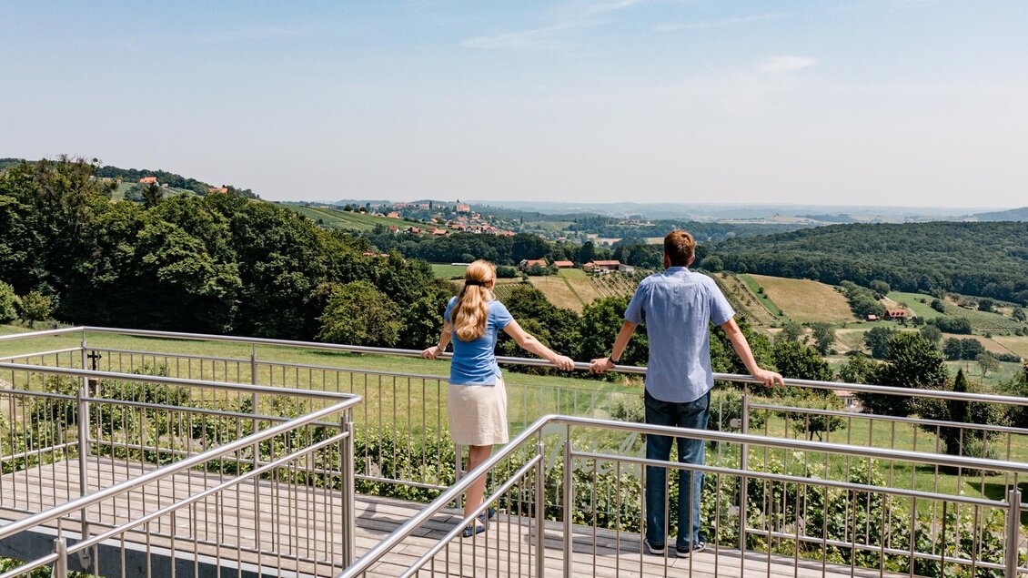Ausblick in die Weinberge | © Weingut Triebl