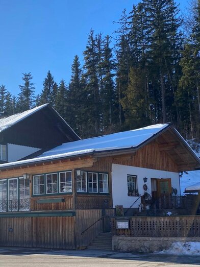 Wiesencafe Zloam, Grundlsee, winter, view | © Bettina Scheck | Bettina Scheck | © Bettina Scheck