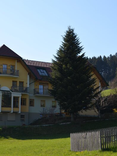 The Wildwiesenhof in Miesenbach near Birkfeld can be seen. | © Wildwiesenhof