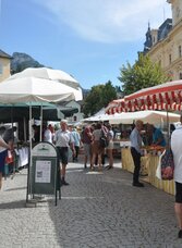 Wochenmarkt, Bad Aussee, Markttreiben im Sommer | © Stadtgemeinde Bad Aussee | Stadtgemeinde Bad Aussee | © Stadtgemeinde Bad Aussee