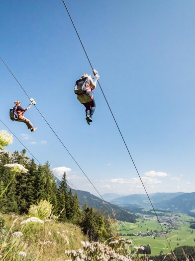 Zipline Stoderzinken  | Christoph HUBER | © Christoph Huber