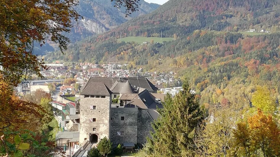 Blick Weg von Loreto auf Burg | © TV Kapfenberg