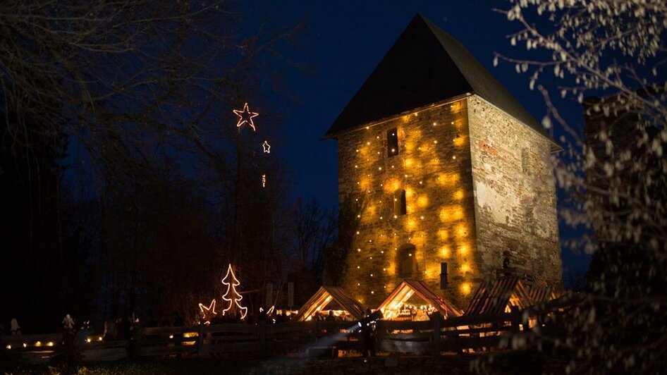 Burgruine Ligist_Weihnachten auf der Burg | © Kump.Photography