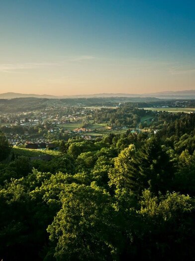 Ausblick von der Burg nach Deutschlandsberg | © Schilcherland Steiermark | © Schilcherland Steiermark