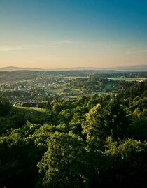 Ausblick von der Burg nach Deutschlandsberg | © Schilcherland Steiermark | © Schilcherland Steiermark