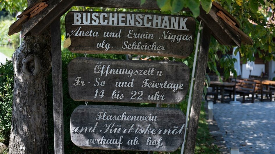 herzlichen Willkommen bei Niggas vlg. Schleicher | © Schilcherland Steiermark