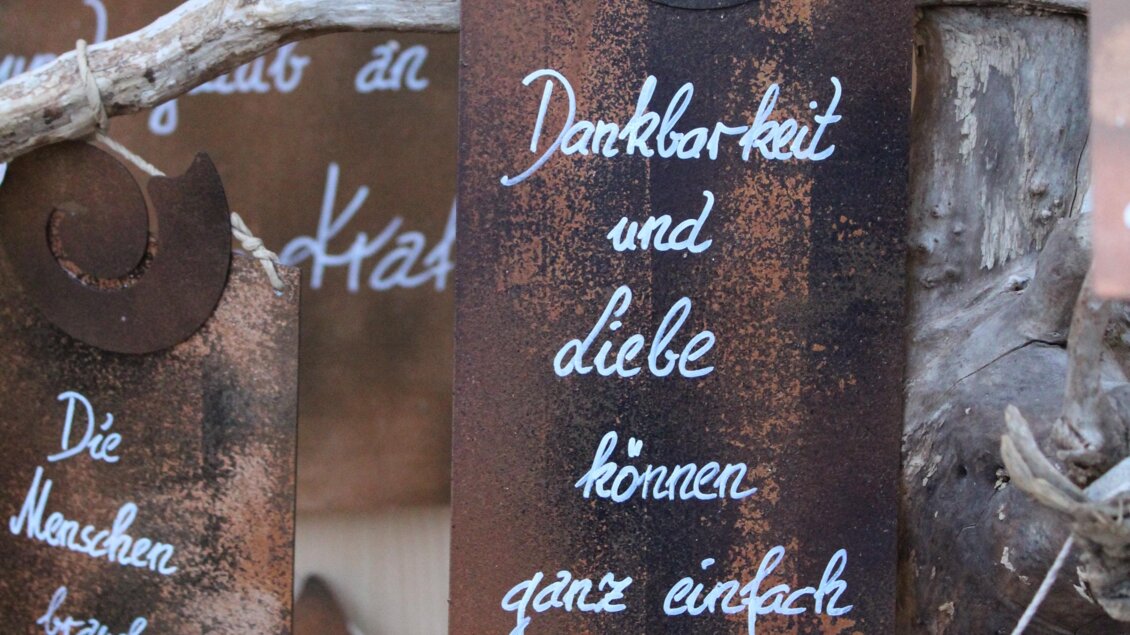 Spruch | © Heidi Seebacher