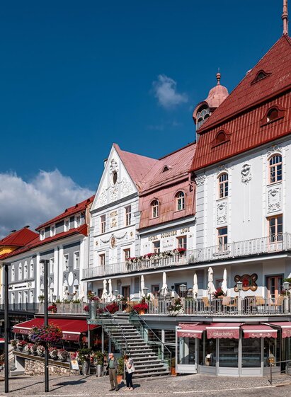 Pirker am Hauptplatz mit Panorama-Terrasse | © Pirker GmbH Mariazell