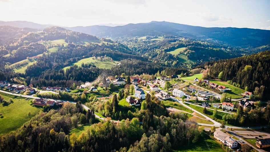 Luftbild der Region | © Gasthof Schindler