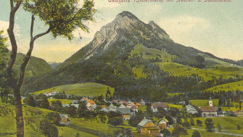 Ansichtskarte Tauplitz mit Hechelstein, Monarc
