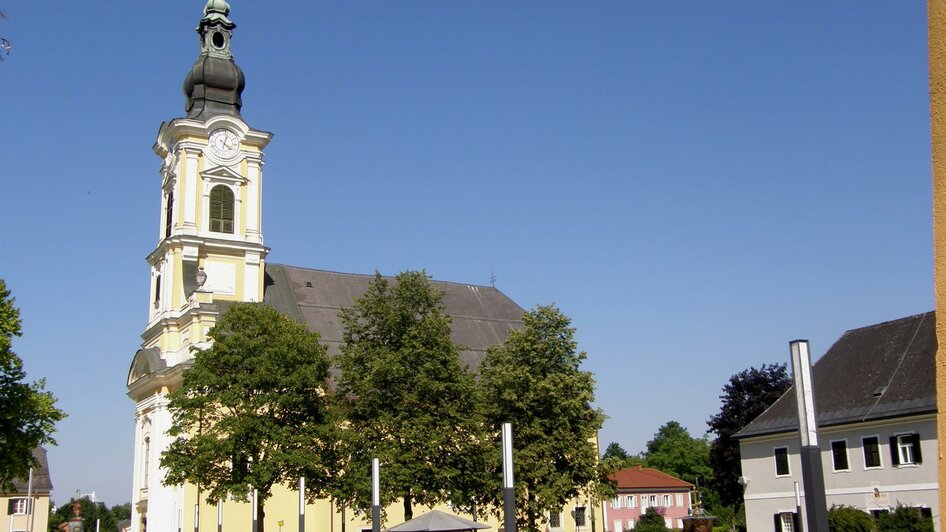 Pfarrkirche Wies im Ortszentrum | © Gemeinde Wies